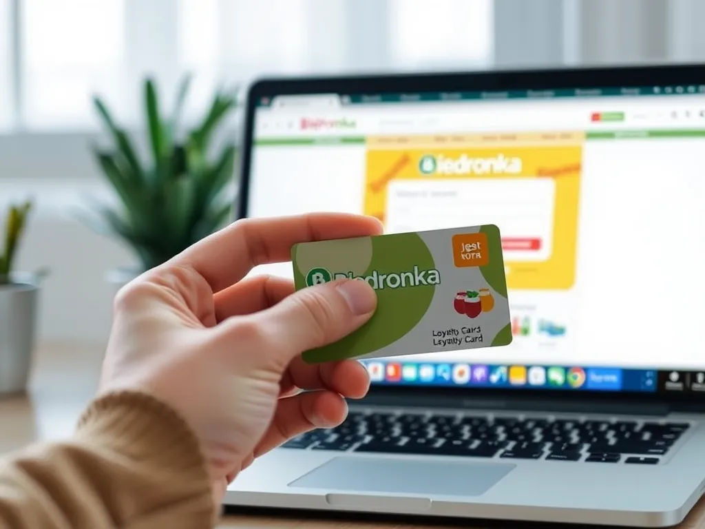 Jak zarejestrować kartę biedronki przez Internet?