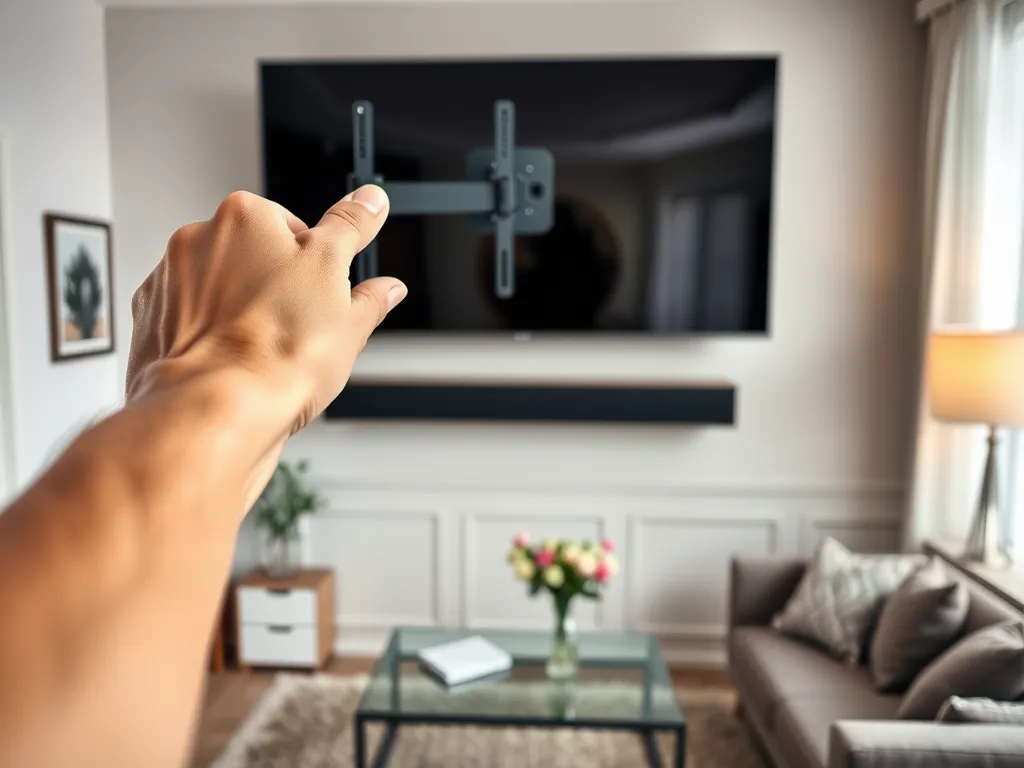 Jak zdjąć telewizor z uchwytu?