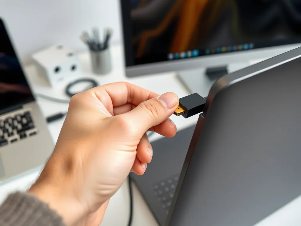 Jak podłączyć monitor do laptopa kablem hdmi?