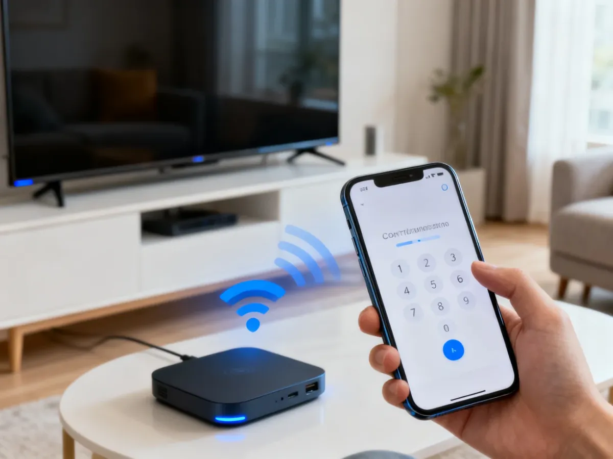 Parowanie smartfona z telewizorem Smart TV przez Wi-Fi