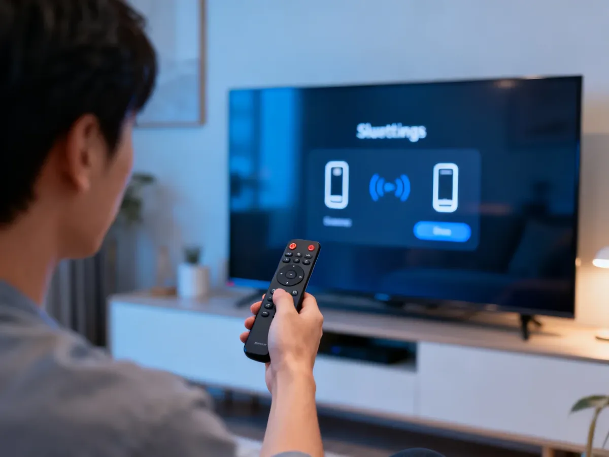 Parowanie pilota Bluetooth z telewizorem Smart TV