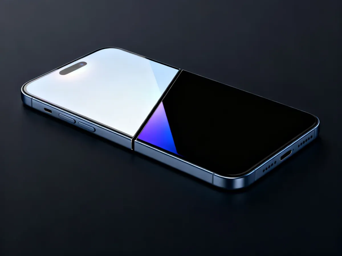 Smartfon przedstawiony jako porównanie technologii LCD i OLED
