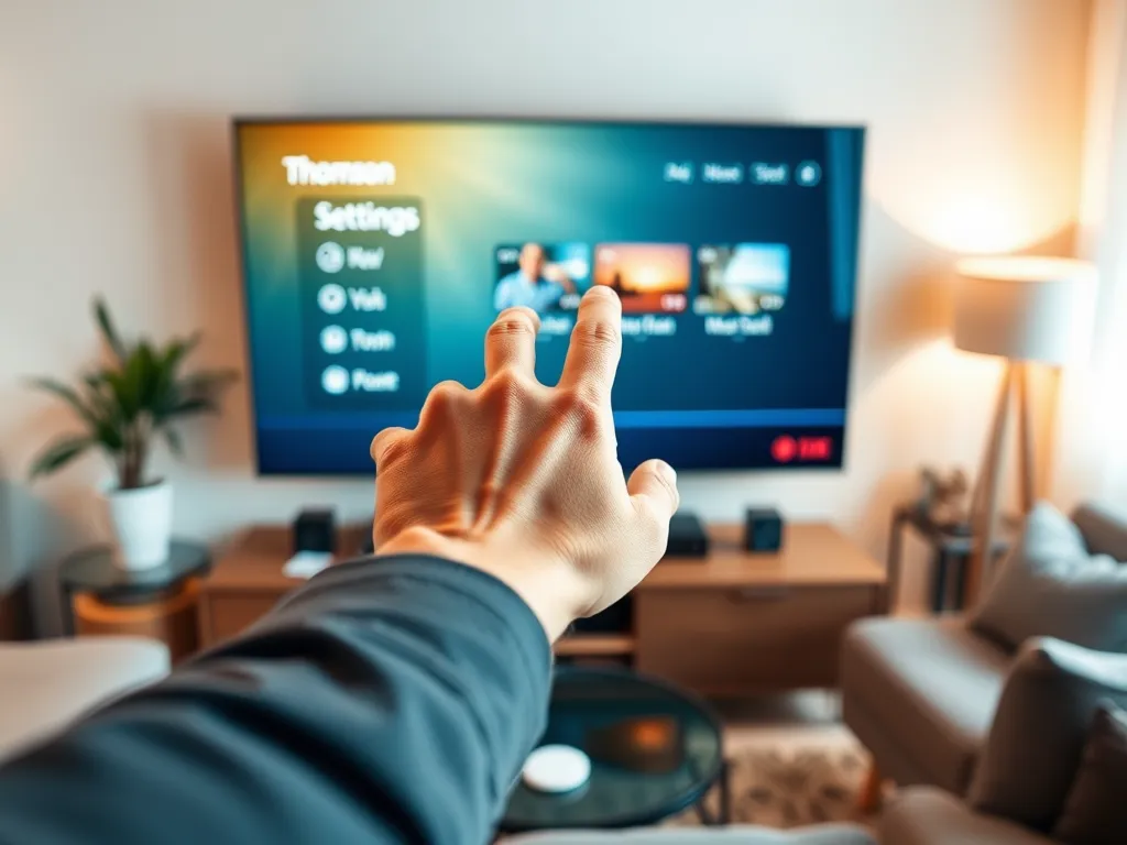 Telewizor Thomson – jak wyłączyć pasek informacyjny?