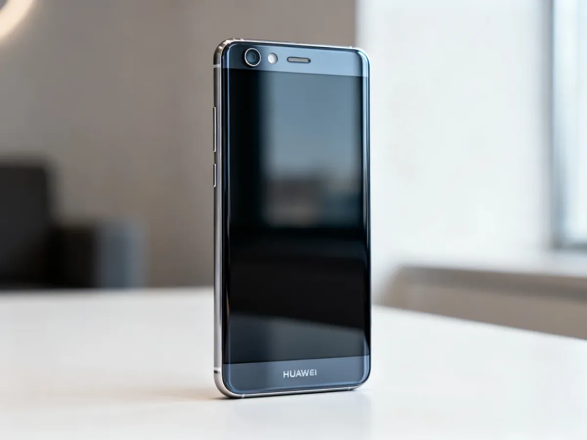 Huawei P10 Lite prezentowany z widocznym szklanym wykończeniem i czytnikiem linii papilarnych