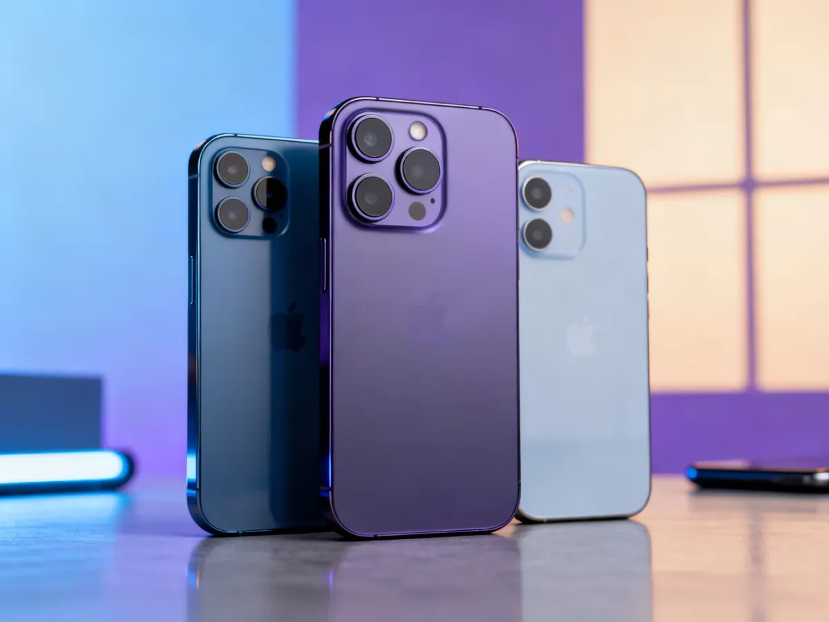 Trzy smartfony Oppo reprezentujące serie Find X, Reno i A
