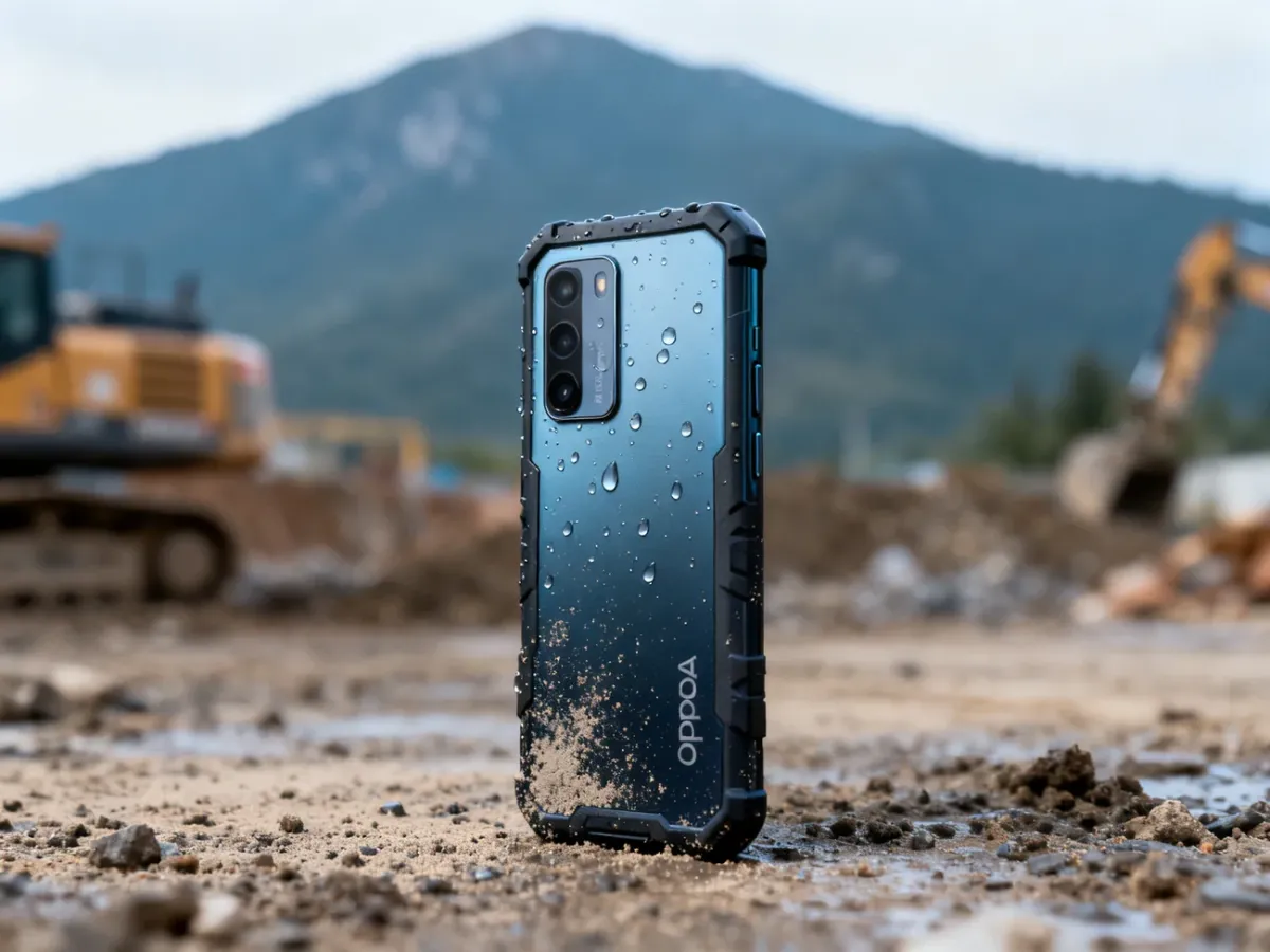 Wytrzymały smartfon OPPO A6 Pro 5G w trudnych warunkach terenowych