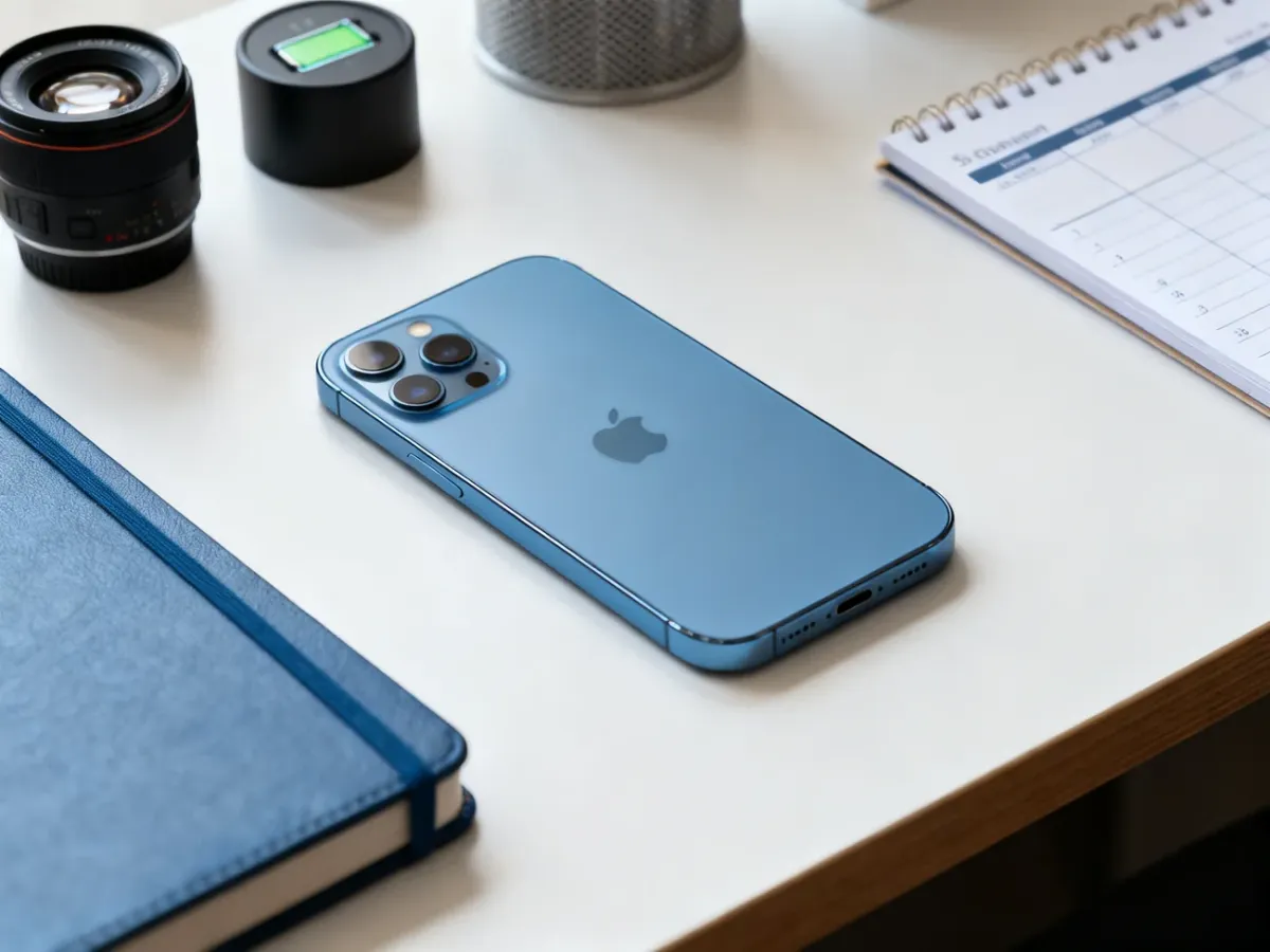 iPhone na biurku symbolizujący świadomy wybór modelu